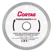 Disco diamantado turbo porcelanato plus serra mármore 110 mm
