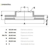 Disco Dianteiro Fremax Hyundai Veracruz 2007-2012 (UN)