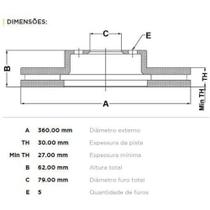 Disco Dianteiro Ventilado Fremax Discovery 4 2010-2016 (UN) Disco Dianteiro Ventilado Fremax Discovery 4 2010-2016 (UN)