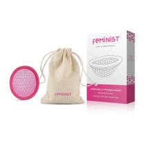 Disco e Coletor Silicone Macio Feminist Modelo B 30 ml Disco e Coletor Silicone Macio Feminist Modelo B 30 ml
