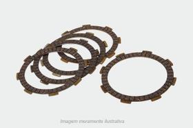 Disco embreagem (jogo) cobreq honda titan150(todas)/fan125(todas)/fan150(todas)/titan160/fan160/nxr125/nxr150/nxr160/xre