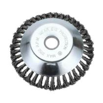 Disco Escova De Aço Grande 200mm P/ Roçadeira 25mm Profiss Disco Escova De Aço Grande 200mm P/ Roçadeira 25mm Profiss