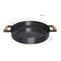 Disco Esmaltado 30cm de diâmetro com Borda e Alças