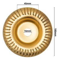Disco Esmerilhadeira Madeira Desbaste Escarear Furo 16mm Dourado