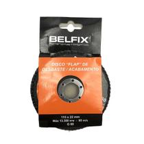 Disco Esmirilhadeira Flap de Desbaste Acabamento G 80 5 Unidades Bel Fix Disco Esmirilhadeira Flap de Desbaste Acabamento G 80 5 Unidades Bel Fix