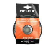 Disco Esmirilhadeira Flap de Desbaste Acabamento Zicornio G 80 20 Unidades Bel Fix Disco Esmirilhadeira Flap de Desbaste Acabamento Zicornio G 80 20 Unidades Bel Fix