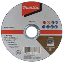 Disco Fino de Corte para Inox e Metal 125x1,2x22,23mm - D-65969 - MAKITA