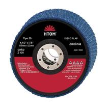 Disco Flap 115Mm Grão 120 Zircônia Para Desbaste Aço E Inox Disco Flap 115Mm Grão 120 Zircônia Para Desbaste Aço E Inox