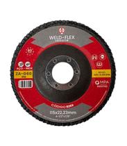 Disco Flap 115x22mm GR60 Eco ZA Fibra Angular Flex SC Weld - Unica Unico