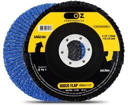 Disco Flap 4.1/2 115 X 22mm Grão 80 Para Esmerilhadeira