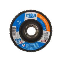 Disco flap 4.1/2 40 basic fibra angular tyrolit