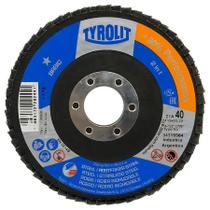 Disco flap 4.1/2 40 basic fibra reto 34318539 tyrolit