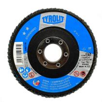 Disco flap 4.1/2 60 standard curvo fibra tyrolit