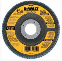 Disco Flap 4.1/2 Dewalt Dw8308 Grão 60 Disco Flap 4.1/2 Dewalt Dw8308 Grão 60