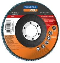Disco Flap 4.1/2" Grão 60 Tramontina PRO Disco Flap 4.1/2" Grão 60 Tramontina PRO