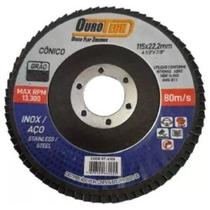 Disco Flap 4.1/2 Grão 80 Com 10 Peças Ourotech Disco Flap 4.1/2 Grão 80 Com 10 Peças Ourotech