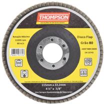 Disco Flap 4.1/2" Grão 80 Thompson