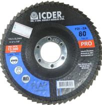 Disco Flap 4.1/2 X 7/8 ALOX 80 - RAO69LX0006 ICDER