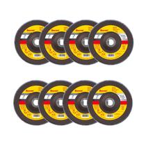 Disco Flap 4 1/2 X 7/8 Grão 40 Starret KIT COM 8 UND