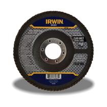 Disco Flap 4-1/2 x 7/8 Pol. Com Grão Zircônia 120 Irwin Disco Flap 4-1/2 x 7/8 Pol. Com Grão Zircônia 120 Irwin