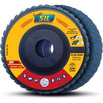 Disco Flap 4.1/2"x7/8" Grão 50 Super Sil