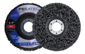 Disco flap 4.5" strip&clean preto