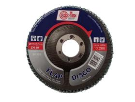 Disco Flap 40 Desbaste Acabamento Metal Dis-Flex 4.1/2 - 1un