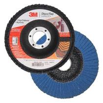 Disco flap 4,5" gr40 linha ug aço inox 3m