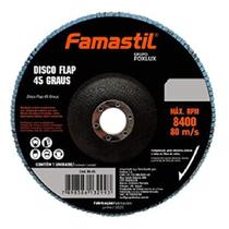 Disco Flap 45 Graus 4 1/2 Polegadas X 80G Metal Famastil Disco Flap 45 Graus 4 1/2 Polegadas X 80G Metal Famastil