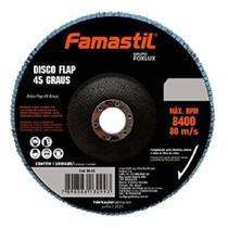 Disco Flap 45 graus 7 120g para Desbaste e Semiacabamento Famastil