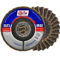 Disco flap abrasivo 4.1/2" para polimento Grão 120 - 39.008
