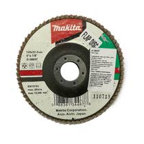 Disco Flap Abrasivo Plano para Desbaste 125mm Grão C36 Makita D-38037
