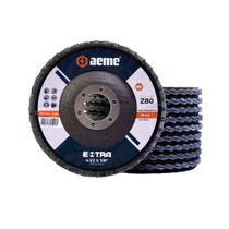 Disco Flap Aeme Extra Fibra Angular Zircônio 4.1/2" (115mm) 10 Unidades
