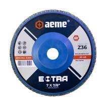 Disco Flap Aeme Extra Nylon Reto Zircônio 7" (180mm)