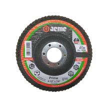 Disco Flap Aeme Prime Fibra Angular Óxido de Alumínio 4.1/2" (115mm) 10 Unidades