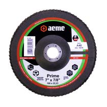 Disco Flap Aeme Prime Fibra Angular Óxido De Alumínio 7" (180mm)