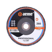 Disco Flap Aeme Profissional Fibra Angular 7" (180mm) 5 Unidades