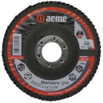 Disco Flap Aeme Standard Fibra Angular Zircônio 4.1/2" (115mm) 10 Unidades