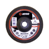 Disco Flap Aeme Standard Fibra Angular Zircônio 7" (180mm) 10 Unidades