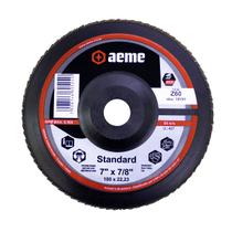 Disco Flap Aeme Standard Nylon Preto Reto Zircônio 7" (180mm)