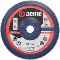 Disco Flap Aeme Ultra 7" Costado Nylon Reto G40