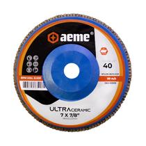 Disco Flap Aeme Ultra Nylon Reto Cerâmico 7" (180mm) Disco Flap Aeme Ultra Nylon Reto Cerâmico 7" (180mm)