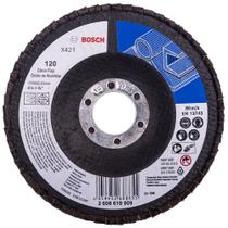 Disco Flap Bosch X421 óxido Alumínio de 115mm G40 2608619906 Bosch Disco Flap Bosch X421 ø115mm
