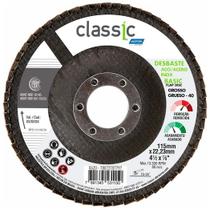 Disco FLAP CLASSIC - Grão 40 - 4.1/2 X 7/8 - 115 X 22,23 - NORTON