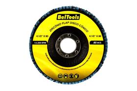 Disco Flap Cônico 4.1/2 Para Metal Grão 80 Beltools