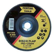 Disco Flap Cônico 7" - 180 mm Grão 80 Fertak