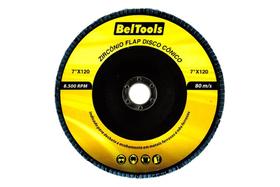 Disco Flap Cônico 7 Polegadas Para Metal Grão 120 Beltools
