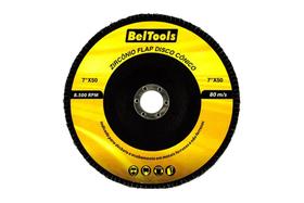 Disco Flap Cônico 7 Polegadas Para Metal Grão 50 Beltools
