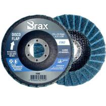 Disco Flap de Acabamento Aço Inox / Alumínio 4.1/2" Fino - Brax