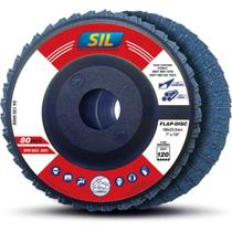 Disco Flap Desbaste 7"x7/8" Grão 120 Sil Abrasivos